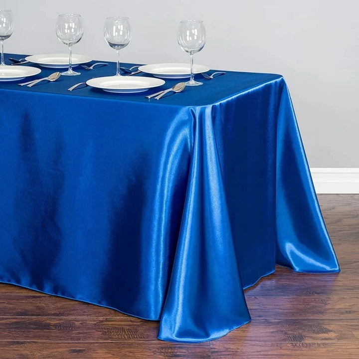 Solid Color Satin Table Cloth