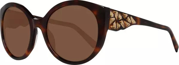 Swarovski Brown Plastic Sunglasses