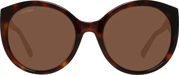 Swarovski Brown Plastic Sunglasses