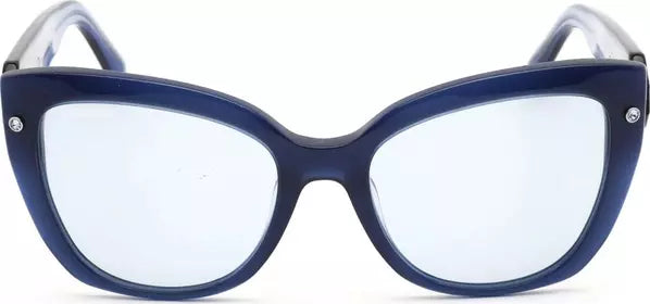 Swarovski Blue Plastic Sunglasses