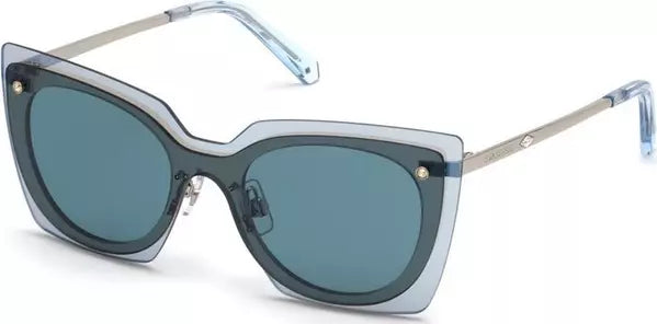 Swarovski Gray Plastic Sunglasses