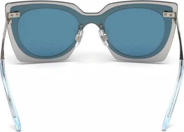 Swarovski Gray Plastic Sunglasses