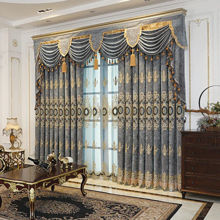 Set of Luxury Chenille Curtains