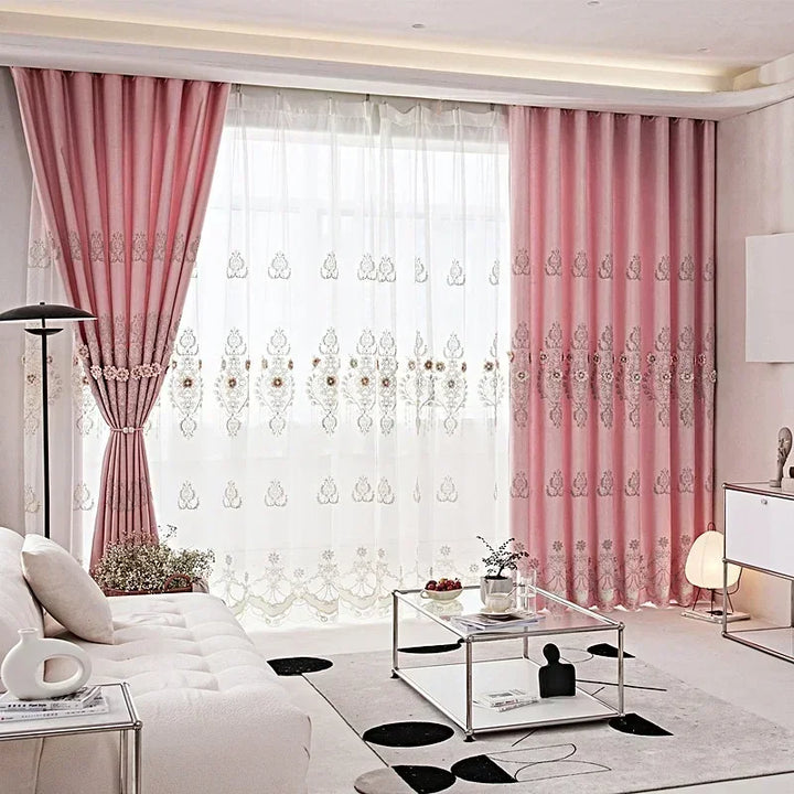 European Modern Curtains for Living Room