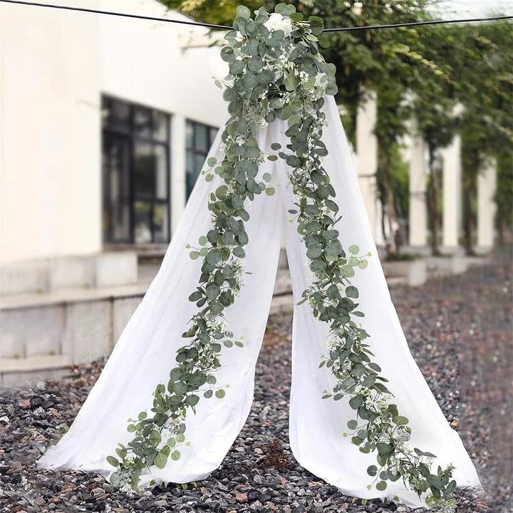 Artificial Greenery Eucalyptus Leaves Vines