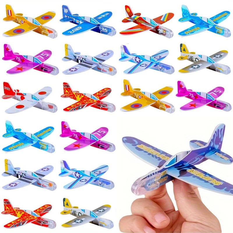 Kid's DIY Multicolor Foam Airplane Toys