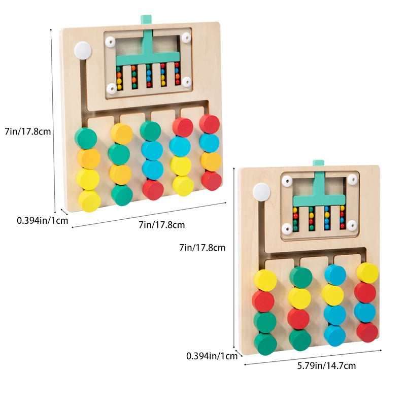 Montessori Wooden Matching Puzzles Games