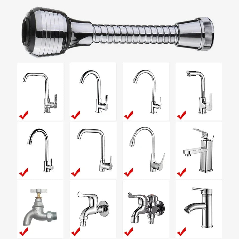 360 Rotatable Faucet Extender