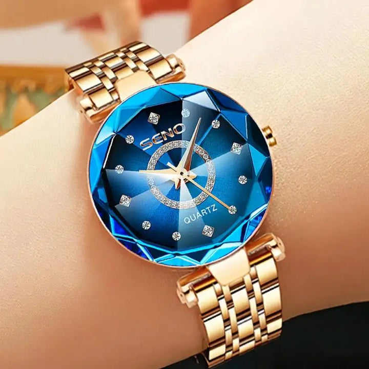 Crystal Analog Quartz Watch