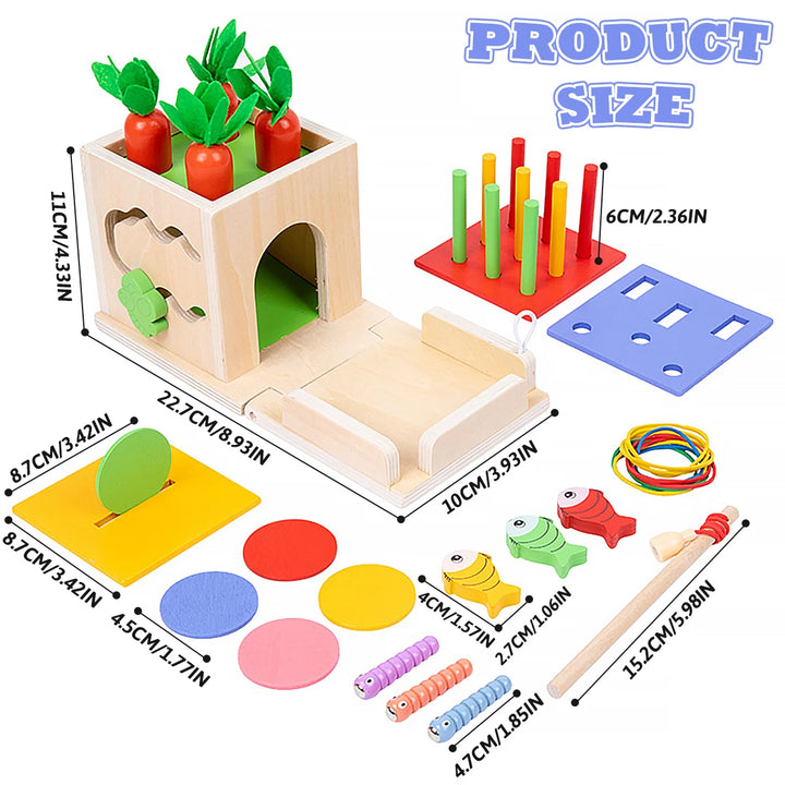 8 In 1 Montessori Wooden Play Kit toys