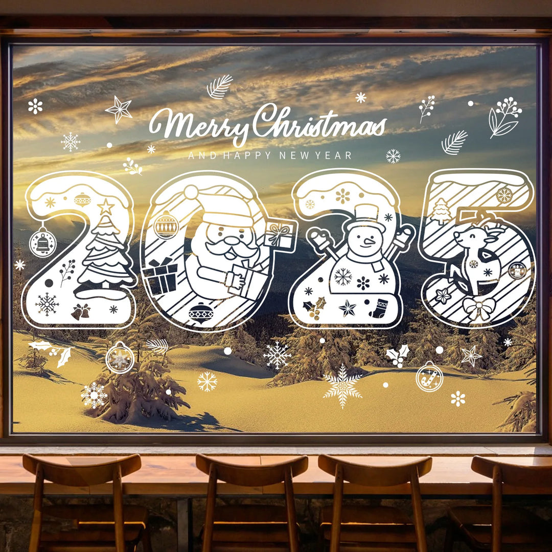 Christmas Electrostatic Window Sticker