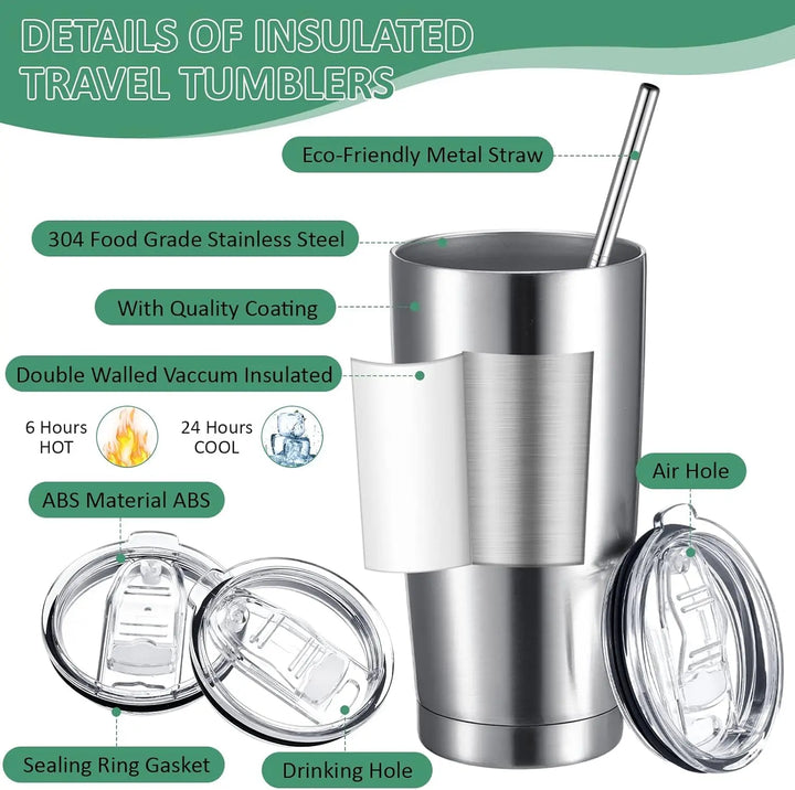 Insulated Stainless Steel Travel Tumblers