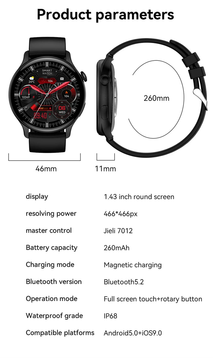 GPS Track Sport Smart Watch