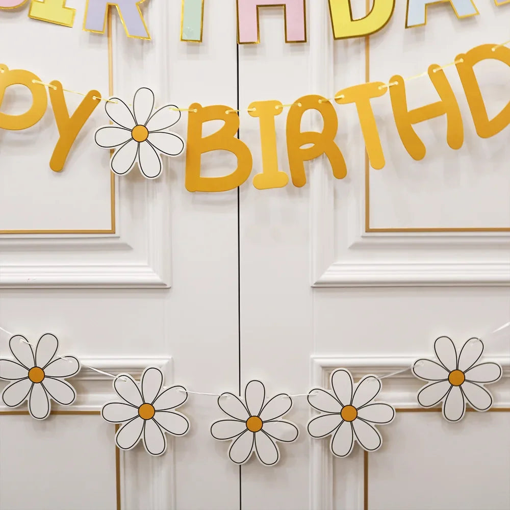 Happy Birthday Party Decoration Banner