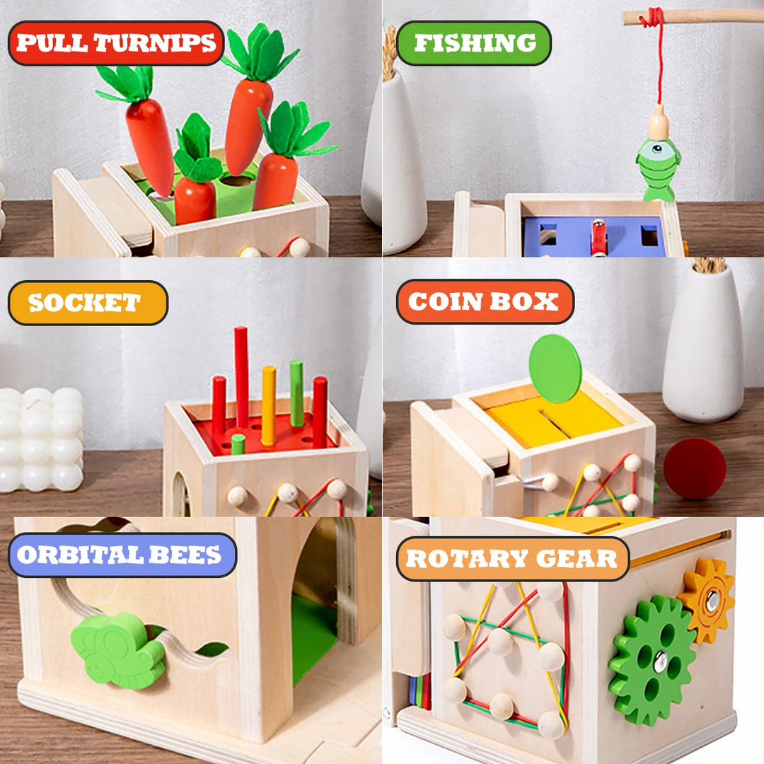 8 In 1 Montessori Wooden Play Kit toys