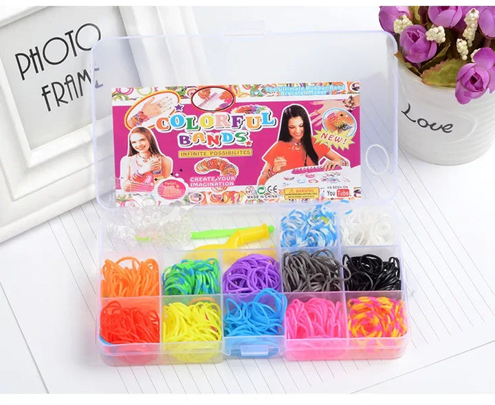 DIY Rubber Band Woven Bracelets