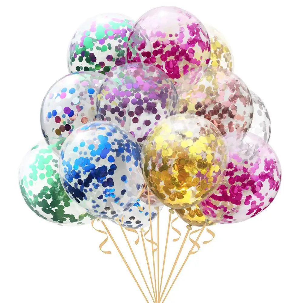 Transparent Confetti Balloons