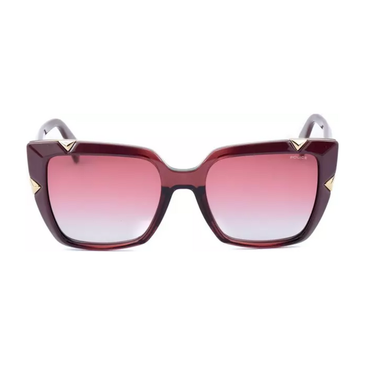 Police Red Injected Sunglasses