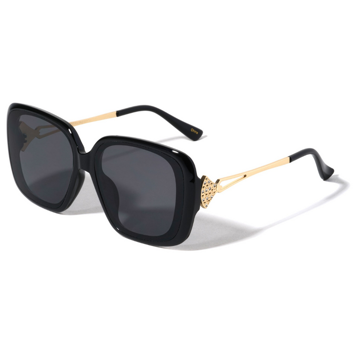 Metallic Square Fashion Sunglasses