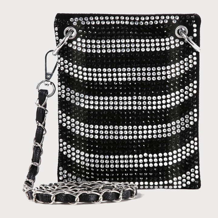 Rhinestone Bling Petite Crossbody Sling