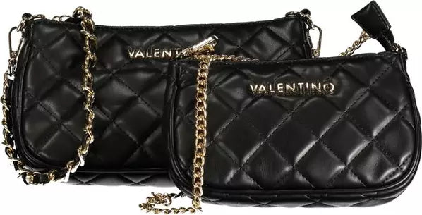 Valentino Bags Black Polyethylene Handbag